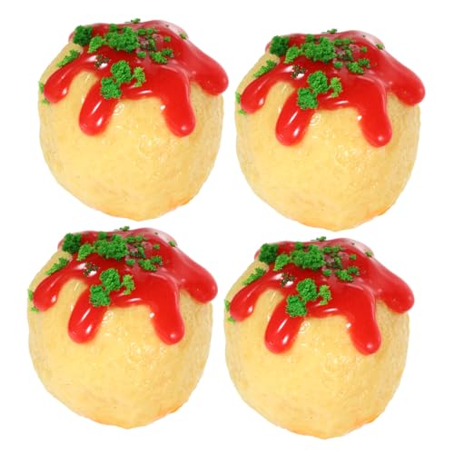 LOPUNER 4 Stück Japanische Snack Modelle Teiliges für Puppenhaus Dekoration Realistische Nachbildung für Landschaften und Kreatives LOPUNER 4 Stück Japanische Snack Modelle Teiliges für Puppenhaus Dekoration Realistische Nachbildung für Landschaften und Kreatives von LOPUNER