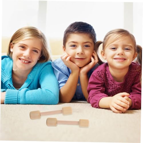 LOPUNER 4 Stück Kindgerechtes Teiliges Holz Hantel für Kleinkinder Sicher und Spielerisch Fördert Motorische Entwicklung und Körperliche Aktivität im Kindergarten Vielseitiges Workout LOPUNER 4 Stück Kindgerechtes Teiliges Holz Hantel für Kleinkinder Sicher und Spielerisch Fördert Motorische Entwicklung und Körperliche Aktivität im Kindergarten Vielseitiges Workout von LOPUNER