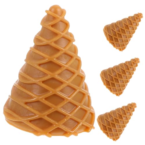 LOPUNER 4 Stück Mini Eistüten Kreatives DIY Eiscreme Modell für Realistische Nachbildung für Partys und Familienfeiern Höhe Robustes Kunststoffmaterial LOPUNER 4 Stück Mini Eistüten Kreatives DIY Eiscreme Modell für Realistische Nachbildung für Partys und Familienfeiern Höhe Robustes Kunststoffmaterial von LOPUNER