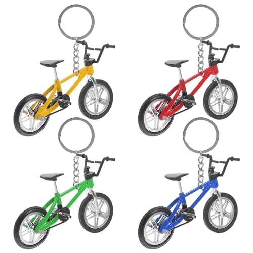 LOPUNER 4 Stück Mini Fahrrad Modell Schlüsselanhänger Teiliges Mountainbike Modell aus Legierung für Taschen Rucksäcke Dekoration für Sammler LOPUNER 4 Stück Mini Fahrrad Modell Schlüsselanhänger Teiliges Mountainbike Modell aus Legierung für Taschen Rucksäcke Dekoration für Sammler von LOPUNER