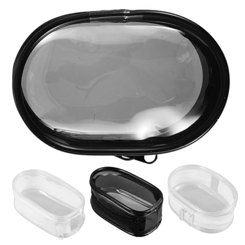 LOPUNER 4 Stück Mini Puppentasche Etui Display Durchsichtig Kleine Miniaturtasche Zubehör Tragetasche Für Staubdicht Transparente Babypuppentasche Tragbare Träger von LOPUNER