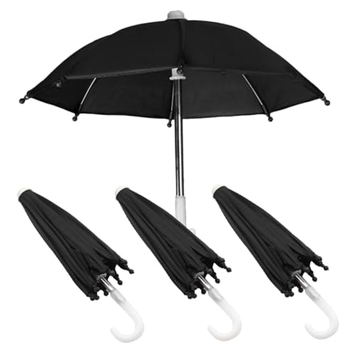 LOPUNER 4 Stück Mini-Regenschirm für Party klein realistisch Puppe Miniaturhausdekoration Spielzeughaus Mini -Regenschirmmodell Miniatur- -Requisiten Stoff Schwarz LOPUNER 4 Stück Mini-Regenschirm für Party klein realistisch Puppe Miniaturhausdekoration Spielzeughaus Mini -Regenschirmmodell Miniatur- -Requisiten Stoff Schwarz von LOPUNER