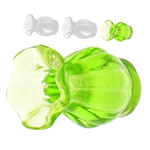 LOPUNER 4 Stück Mini -Vase -Set Miniatur -Szenenzubehör realistisch Dekorationen dekorativ Blau klein Miniaturflaschen Miniaturdekoration Mini-Hauspflanzer- Plastik von LOPUNER