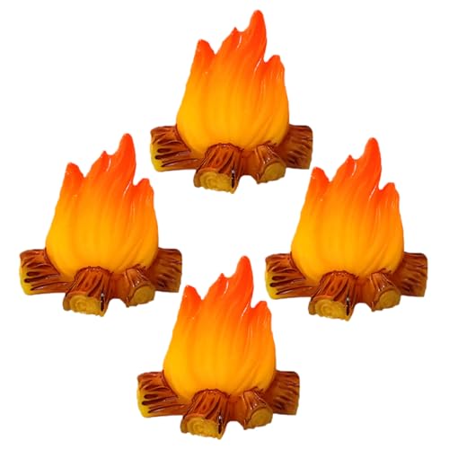 LOPUNER 4 Stück Miniatur Dekoration Künstliches Feuer für Puppenhaus Mikrolandschaft Vielseitige Deko für Zuhause und Büro Realistische Details für Campingpartys LOPUNER 4 Stück Miniatur Dekoration Künstliches Feuer für Puppenhaus Mikrolandschaft Vielseitige Deko für Zuhause und Büro Realistische Details für Campingpartys von LOPUNER