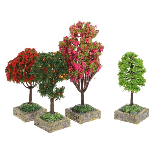 LOPUNER 4 Stück Miniaturbaum mit Basis Künstliche Bäume für Mikro Landschaften Realistische Dekoration für Modell Szenarien und DIY Projekte für Fotografie und Bastelarbeiten LOPUNER 4 Stück Miniaturbaum mit Basis Künstliche Bäume für Mikro Landschaften Realistische Dekoration für Modell Szenarien und DIY Projekte für Fotografie und Bastelarbeiten von LOPUNER