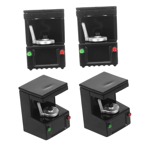 LOPUNER 4Stücke Miniatur Kaffeemaschine Teiliges für Puppenhaus Realistisches DIY Zubehör für Miniaturszenen Ergänzung für Kreative Küchenumgebungen LOPUNER 4Stücke Miniatur Kaffeemaschine Teiliges für Puppenhaus Realistisches DIY Zubehör für Miniaturszenen Ergänzung für Kreative Küchenumgebungen von LOPUNER