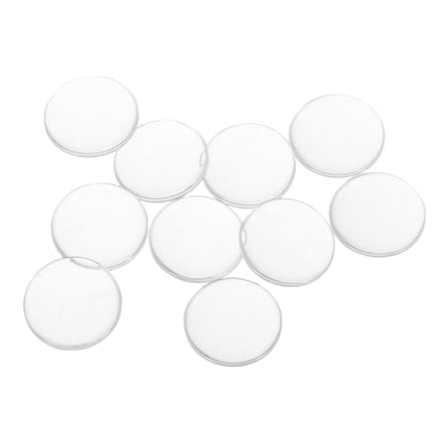 LOPUNER 5 Paare DIY Glasaugen für Puppen Klare Runde Glasstücke für Kreative Bastelprojekte Abnehmbar und Einfach zu Ersetzen Vielseitig Einsetzbar für Puppen und Handarbeiten von LOPUNER