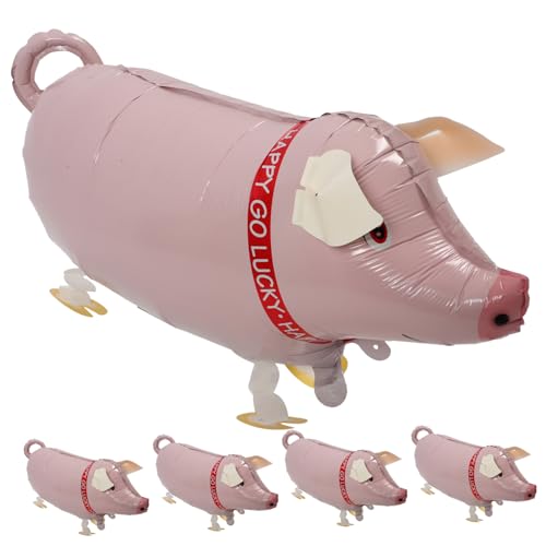 LOPUNER 5 Stück Aufblasbarer Ballon Spielzeugschwein Große Aufblasbare Partyballons Für Süße Leichte Aufblasbare Ballons Spielzeugballon Tierdekor Rosa Aluminiumfolie LOPUNER 5 Stück Aufblasbarer Ballon Spielzeugschwein Große Aufblasbare Partyballons Für Süße Leichte Aufblasbare Ballons Spielzeugballon Tierdekor Rosa Aluminiumfolie von LOPUNER