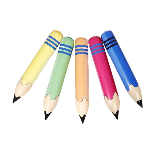 LOPUNER 5 Stück Riesige Aufblasbare Buntstifte Teiliges Buntstift für PVC Luftballons Grün Rot Gelb Blau und Orange Dekoration für Schulanfang und Geburtstagsfeiern LOPUNER 5 Stück Riesige Aufblasbare Buntstifte Teiliges Buntstift für PVC Luftballons Grün Rot Gelb Blau und Orange Dekoration für Schulanfang und Geburtstagsfeiern von LOPUNER