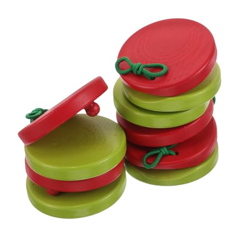 LOPUNER 5 Stück Teiliges Holz Kastagnetten für Runde Handspielinstrumente Musikalische Rhythmusspielzeuge Sicheres und Interaktives Lernspielzeug aus Holz LOPUNER 5 Stück Teiliges Holz Kastagnetten für Runde Handspielinstrumente Musikalische Rhythmusspielzeuge Sicheres und Interaktives Lernspielzeug aus Holz von LOPUNER