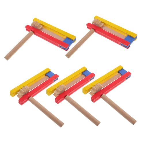 LOPUNER 5 Stück Teiliges Holz Ratsche Geräuschmacher Handheld Dreh Ratsche für Geburtstagspartys Sportveranstaltungen für Familienfeiern LOPUNER 5 Stück Teiliges Holz Ratsche Geräuschmacher Handheld Dreh Ratsche für Geburtstagspartys Sportveranstaltungen für Familienfeiern von LOPUNER