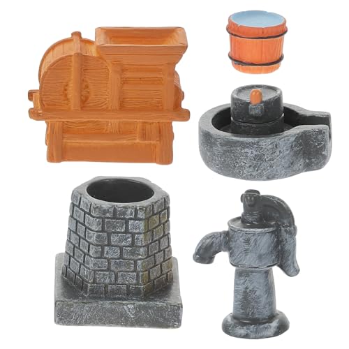 LOPUNER 5 Stück Teiliges Miniatur Dekorationsset aus Harz Charmante Landschaftsrequisiten für Sandkasten Displays und Mini Haus Zubehör für Sammler und Gartenliebhaber LOPUNER 5 Stück Teiliges Miniatur Dekorationsset aus Harz Charmante Landschaftsrequisiten für Sandkasten Displays und Mini Haus Zubehör für Sammler und Gartenliebhaber von LOPUNER