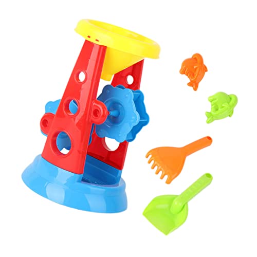 LOPUNER 5 Stück Teiliges Sandspielzeug Set für Eimer Sanduhr für Strand und Outdoor Aktivitäten Leicht und Handlich Fördert Kreatives im Sommer LOPUNER 5 Stück Teiliges Sandspielzeug Set für Eimer Sanduhr für Strand und Outdoor Aktivitäten Leicht und Handlich Fördert Kreatives im Sommer von LOPUNER