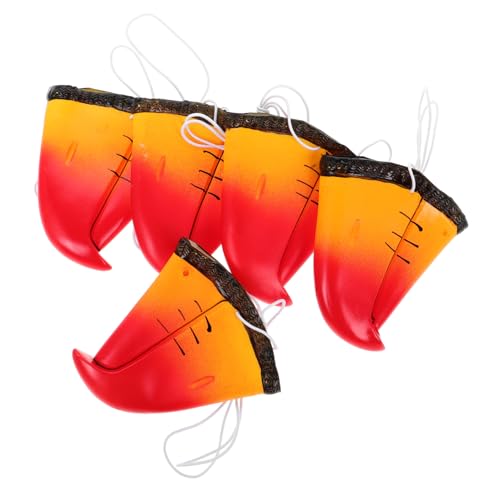 LOPUNER 5 Stück Teiliges Set Parrot Nose Cosplay Requisiten Realistische Tiernasen für Halloween Karneval Kostümpartys Wiederverwendbar und Sicher Dekorative Vogelnase für von LOPUNER
