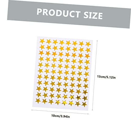LOPUNER 50 Blatt Selbstklebende Goldene Sternaufkleber Je Belohnungssticker für Schule und Büro Glänzende Sterne für Scrapbooking Planer und Basteln LOPUNER 50 Blatt Selbstklebende Goldene Sternaufkleber Je Belohnungssticker für Schule und Büro Glänzende Sterne für Scrapbooking Planer und Basteln von LOPUNER