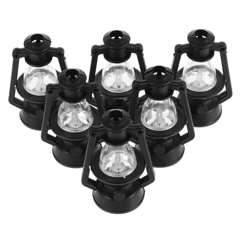LOPUNER 6 Stück Teiliges Kerosinlampen für Puppenhaus Dekorative Vintage Laterne für Miniaturszenen Detailgetreu und Vielseitig Einsetzbar LOPUNER 6 Stück Teiliges Kerosinlampen für Puppenhaus Dekorative Vintage Laterne für Miniaturszenen Detailgetreu und Vielseitig Einsetzbar von LOPUNER