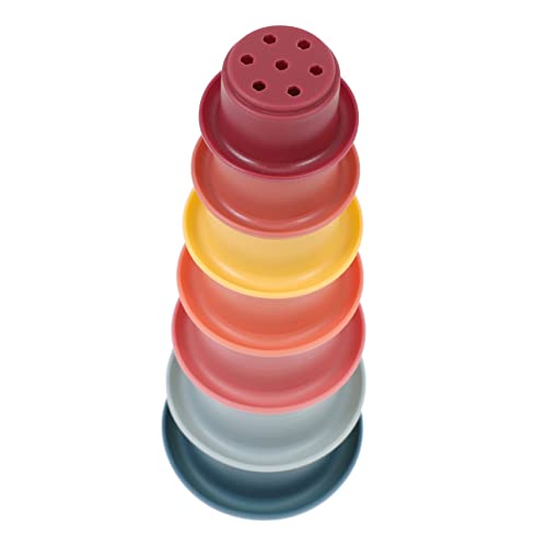 LOPUNER 7 Stück Teiliges Stapelbecher Badespielzeug aus Sicherem Silikon Bunte Montessori Griffspielzeuge Feinmotorik Stapelbar und Leicht für Junge Mädchen und Lernspaß LOPUNER 7 Stück Teiliges Stapelbecher Badespielzeug aus Sicherem Silikon Bunte Montessori Griffspielzeuge Feinmotorik Stapelbar und Leicht für Junge Mädchen und Lernspaß von LOPUNER