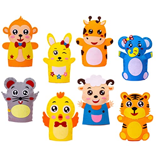 LOPUNER 8 Stück Teiliges Handpuppen DIY Materialset für Kreative Stoffpuppen zum Nähen Cartoon Sticker für Mehr Spaß und Bildung als Mitgebsel für Kindergeburtstage LOPUNER 8 Stück Teiliges Handpuppen DIY Materialset für Kreative Stoffpuppen zum Nähen Cartoon Sticker für Mehr Spaß und Bildung als Mitgebsel für Kindergeburtstage von LOPUNER