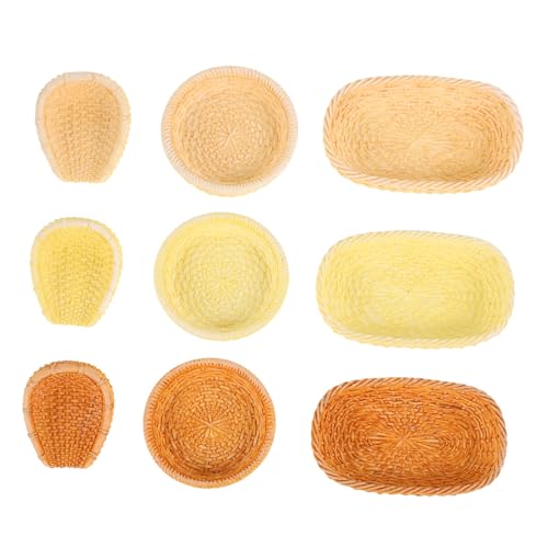 LOPUNER 9 Stück Teiliges Obstkorb und Picknickkorb Geflochtene Dekoration für Puppenhaus Kreative DIY Accessoires für Miniaturlandschaften LOPUNER 9 Stück Teiliges Obstkorb und Picknickkorb Geflochtene Dekoration für Puppenhaus Kreative DIY Accessoires für Miniaturlandschaften von LOPUNER