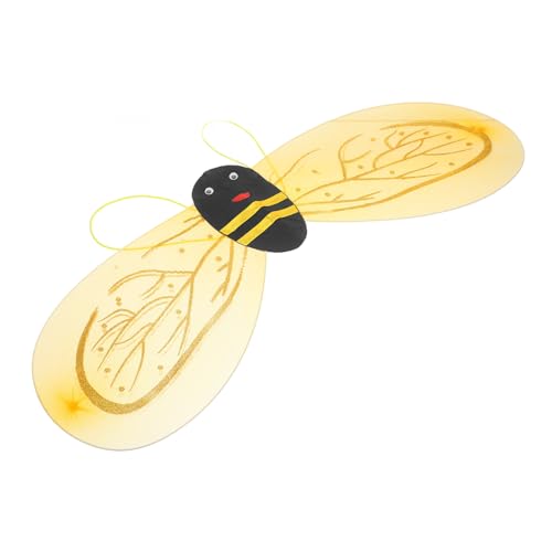 LOPUNER Bienenflügel Kostüm für Dekorative Bienchen Flügel für Fasching Karneval Kostümpartys Leicht und Bequem Perfektes Fotorequisit für Mädchen LOPUNER Bienenflügel Kostüm für Dekorative Bienchen Flügel für Fasching Karneval Kostümpartys Leicht und Bequem Perfektes Fotorequisit für Mädchen von LOPUNER