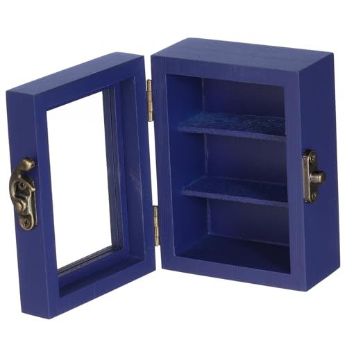 LOPUNER Bücherregal aus Holz für Puppenhaus Charmantes und Langlebiges Möbelstück mit Tür und Riegel für Rollenspiele und Kreative Dekoration von Miniaturen LOPUNER Bücherregal aus Holz für Puppenhaus Charmantes und Langlebiges Möbelstück mit Tür und Riegel für Rollenspiele und Kreative Dekoration von Miniaturen von LOPUNER