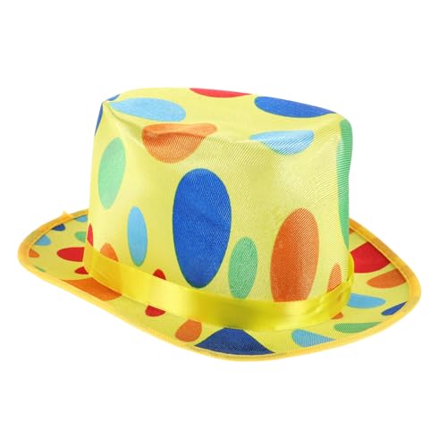 LOPUNER Clown Hat für Lustige Maske für Kostümpartys Karneval Halloween und Bühnenaufführungen Gelbe Strickmütze Bequem und Strapazierfähig für Clown Performances LOPUNER Clown Hat für Lustige Maske für Kostümpartys Karneval Halloween und Bühnenaufführungen Gelbe Strickmütze Bequem und Strapazierfähig für Clown Performances von LOPUNER