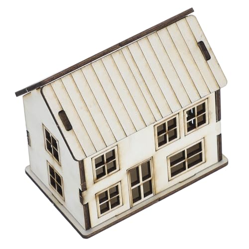 LOPUNER DIY Bausatz für Erwachsene Unfertige Holzhandwerksmodelle zur Dekoration Eines Weihnachtsdorfes Beige für Kreative Bastelprojekte LOPUNER DIY Bausatz für Erwachsene Unfertige Holzhandwerksmodelle zur Dekoration Eines Weihnachtsdorfes Beige für Kreative Bastelprojekte von LOPUNER