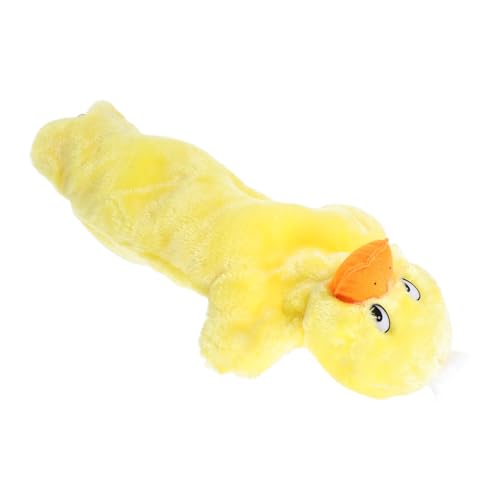 LOPUNER Entenpuppe Handpuppe Familienhandpuppe Puppentheater Cartoon-Tierpuppenspielzeug Tier-Fingerpuppenspielzeug Geschichtenerzählende Tierhandpuppen PP Baumwolle Gelb von LOPUNER