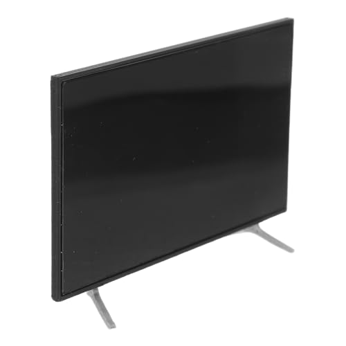 LOPUNER Fernseher für Puppenhaus Realistisches Tv Modell mit Stilvollem Design Tragbar und Langlebig für Wohnzimmer Dekoration Stückschwarzer Bildschirm LOPUNER Fernseher für Puppenhaus Realistisches Tv Modell mit Stilvollem Design Tragbar und Langlebig für Wohnzimmer Dekoration Stückschwarzer Bildschirm von LOPUNER