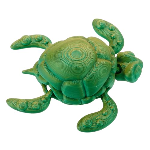 LOPUNER Gedruckte Meeresschildkrötenfigur mit Beweglichen Gelenken Detailgetreues Simulationstier Kreative Sammlerfigur Traumhaftem Grün für Dekoration und Spiel LOPUNER Gedruckte Meeresschildkrötenfigur mit Beweglichen Gelenken Detailgetreues Simulationstier Kreative Sammlerfigur Traumhaftem Grün für Dekoration und Spiel von LOPUNER