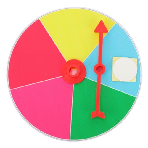 LOPUNER Glücksspiel Drehspiel Wandhängendes Gewinnrad Requisit für Unterrichtsaktivitäten und Indoor Spiele Tragbares Tombola Prop für Party Büro und Klassenzimmer von LOPUNER