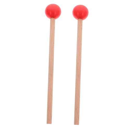 LOPUNER Gummihammer für Xylophon und Tongue Drum Ergonomische Trommelstöcke Musikinstrumentenzubehör Wiederverwendbar Professionell für Auftritte und Musikausbildung von LOPUNER
