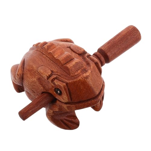 LOPUNER Holzfrosch Percussion Instrument Handgefertigter Klangfrosch aus Holz Einzigartiges Musikinstrument für Kreative Dekoration und Angenehme Klänge für Musikliebhaber LOPUNER Holzfrosch Percussion Instrument Handgefertigter Klangfrosch aus Holz Einzigartiges Musikinstrument für Kreative Dekoration und Angenehme Klänge für Musikliebhaber von LOPUNER