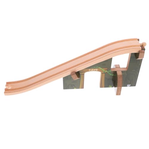 LOPUNER Holzspielzeug Brücke für Eisenbahngleise Erweiterungszubehör für Holz Zugspielzeug Kreativität und Problemlösungsfähigkeiten von LOPUNER