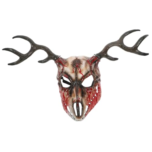 LOPUNER Horned Deer Mask Realistische Tiermaske für Halloween Cosplay und Maskerade Einzigartiges und Auffälliges Accessoire für Partys und Fotos Atemberaubendes Design Bequem und LOPUNER Horned Deer Mask Realistische Tiermaske für Halloween Cosplay und Maskerade Einzigartiges und Auffälliges Accessoire für Partys und Fotos Atemberaubendes Design Bequem und von LOPUNER