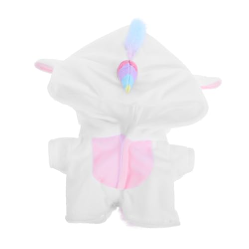 LOPUNER Kuschelige Einhorn Puppenkleidung Austauschbares Jumpsuit Outfit für Puppen für Zuhause Ausflüge oder Schlafenszeit aus Weichem Plüsch Gefertigt Bezauberndes Design LOPUNER Kuschelige Einhorn Puppenkleidung Austauschbares Jumpsuit Outfit für Puppen für Zuhause Ausflüge oder Schlafenszeit aus Weichem Plüsch Gefertigt Bezauberndes Design von LOPUNER