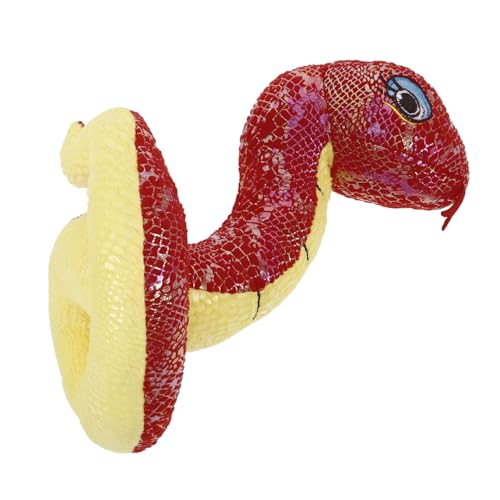 LOPUNER Kuscheltier Schlange Plüschspielzeug Realistische Simulation für Pranks und Dekoration Sicher und Langlebig Geeignet für Haustiere Rotes Design LOPUNER Kuscheltier Schlange Plüschspielzeug Realistische Simulation für Pranks und Dekoration Sicher und Langlebig Geeignet für Haustiere Rotes Design von LOPUNER