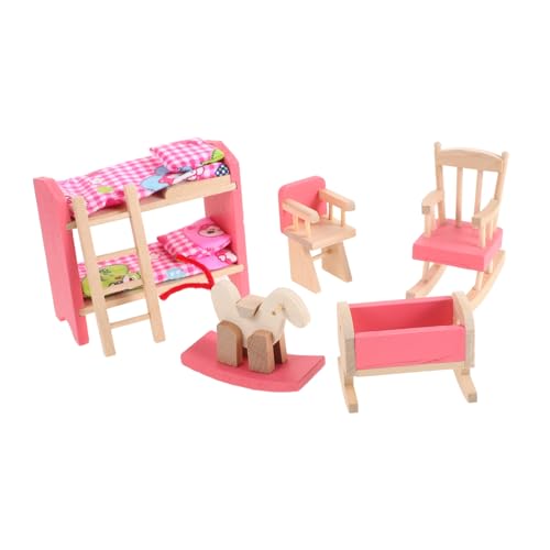 LOPUNER Maßstab Stabiles Etagenbett mit Leiter Europäisches Design Puppen Schlafzimmer Möbel für Miniatur Dollhouse Toys LOPUNER Maßstab Stabiles Etagenbett mit Leiter Europäisches Design Puppen Schlafzimmer Möbel für Miniatur Dollhouse Toys von LOPUNER