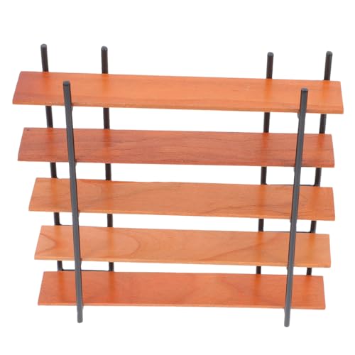 LOPUNER Mini-bücherregal, Spielzeug-bücherregal, 1:12, Holz, Puppenhausmöbel, Modell, Bibliothek, Vier Etagen, Lagerregale, Rollenspiel-zubehör, Szene LOPUNER Mini-bücherregal, Spielzeug-bücherregal, 1:12, Holz, Puppenhausmöbel, Modell, Bibliothek, Vier Etagen, Lagerregale, Rollenspiel-zubehör, Szene von LOPUNER