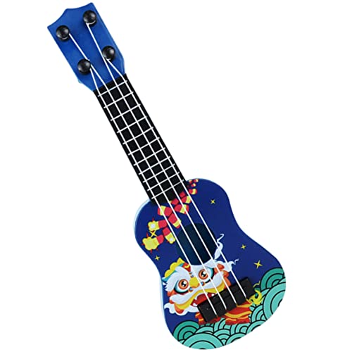 LOPUNER Miniatur Gitarre Ukulele Modell Musikinstrument Deko Praktisch Stabil Für Wohnkultur Desktop Dekoration von LOPUNER