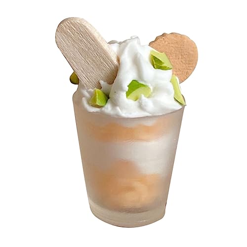 LOPUNER Miniatur Lebensmittel Eiscreme Ornament für Puppenhaus Dekoration Mini Dessert Modell aus Robustem Material Verzierung für Mini Landschaften und Szenen LOPUNER Miniatur Lebensmittel Eiscreme Ornament für Puppenhaus Dekoration Mini Dessert Modell aus Robustem Material Verzierung für Mini Landschaften und Szenen von LOPUNER