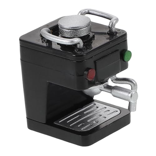 LOPUNER Miniatur Puppenhaus Kaffeemaschine DIY Kaffeezubereiter für Puppenhaus Küchen Erweiterbare Spielmöglichkeiten Einzigartiges Design Hochwertige Verarbeitung Kompatibel mit Zubehör von LOPUNER