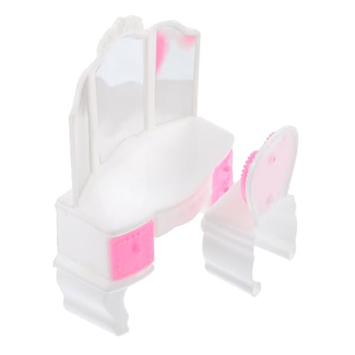 LOPUNER Miniatur Schminktisch und Stuhl Set für Mädchen Puppenhaus Realistische Simulation Fördert Rollenspiel Hand Auge Koordination und Kreativität für Vorschule und Indoor Aktivitäten LOPUNER Miniatur Schminktisch und Stuhl Set für Mädchen Puppenhaus Realistische Simulation Fördert Rollenspiel Hand Auge Koordination und Kreativität für Vorschule und Indoor Aktivitäten von LOPUNER