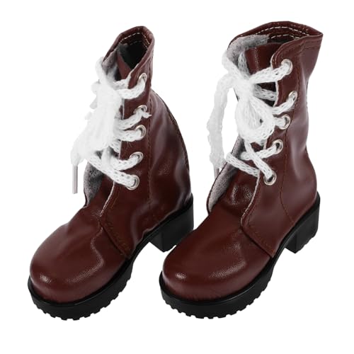 LOPUNER Miniature Doll Boots Puppenzubehör Puppenschuhe aus Strapazierfähigem für Puppenhaus Dekoration und Praktische Mini Schuhe für Kreatives von LOPUNER