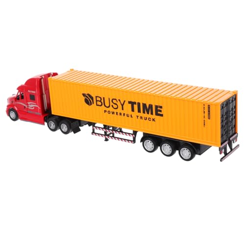 LOPUNER Modell Container LKW aus Legierung Detailgetreuer Amerikanischer Sattelzug Langlebiges für Jungen und Mädchen Realistisches Transportfahrzeug Sammlerstück LOPUNER Modell Container LKW aus Legierung Detailgetreuer Amerikanischer Sattelzug Langlebiges für Jungen und Mädchen Realistisches Transportfahrzeug Sammlerstück von LOPUNER