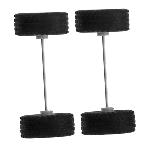 LOPUNER Modell Langlebiges Spielzeugrad mit Starkem Halt Präzise für Miniaturfahrzeuge Flexibel und Stabil Vielseitiges Zubehör für Modellauto Upgrade Silberner Offroad Stil von LOPUNER