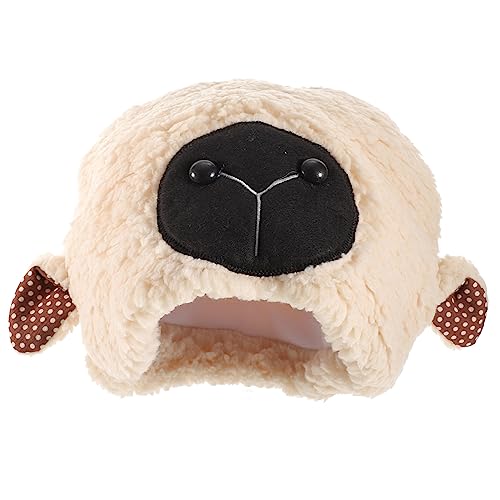 LOPUNER Niedliche Schaf Ohr Mütze aus Weichem Plüsch Witzige Tierkopfbedeckung für Erwachsene Warme Cosplay Kostüm Requisite für Halloween Weihnachten Karneval und Partys LOPUNER Niedliche Schaf Ohr Mütze aus Weichem Plüsch Witzige Tierkopfbedeckung für Erwachsene Warme Cosplay Kostüm Requisite für Halloween Weihnachten Karneval und Partys von LOPUNER