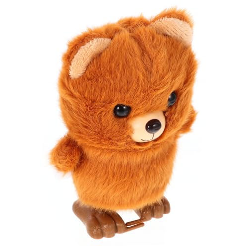 LOPUNER Plüsch Aufziehbär Laufendes Tier Lustiges Cartoon Wind up für Jungen und Mädchen Niedliches Tier Aufziehtier Geschenk von LOPUNER