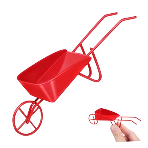 LOPUNER Puppenhaus Schubkarre aus Metall Vintage Dekoratives Zubehör für Puppenstuben Multifunktionale Mini Wheelbarrow für Dollhouse und Kreatives LOPUNER Puppenhaus Schubkarre aus Metall Vintage Dekoratives Zubehör für Puppenstuben Multifunktionale Mini Wheelbarrow für Dollhouse und Kreatives von LOPUNER