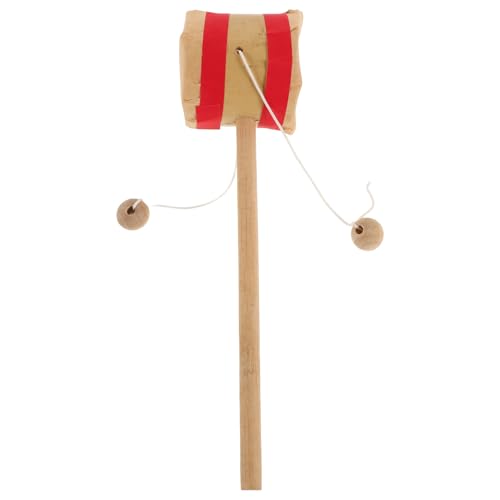 LOPUNER Rassel Trommel Chinesische Rassel Trommel aus Naturholz Spinning Drum für Musikalische Früherziehung Montessori Musikinstrumente für Beige LOPUNER Rassel Trommel Chinesische Rassel Trommel aus Naturholz Spinning Drum für Musikalische Früherziehung Montessori Musikinstrumente für Beige von LOPUNER